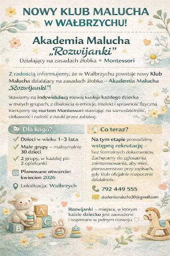 Klub Malucha/Żłobek "Akademia Malucha Rozwijanki"